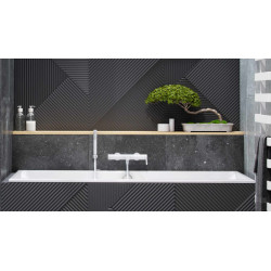 Loka zestaw prysznicowy punktowy, złoty połysk