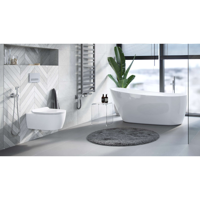 PI bateria wannowa wolnostojąca, chrom