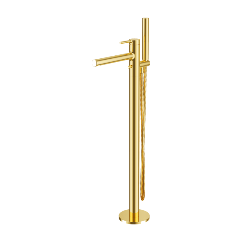 PI bateria wannowa wolnostojąca,  złoty połysk