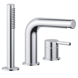 Luksusowa 3-otworowa Bateria Wannowa Chromowana - Elegancja i Komfort dla Twojej Łazienki