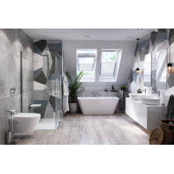 Luksusowa 3-otworowa Bateria Wannowa Chromowana - Elegancja i Komfort dla Twojej Łazienki