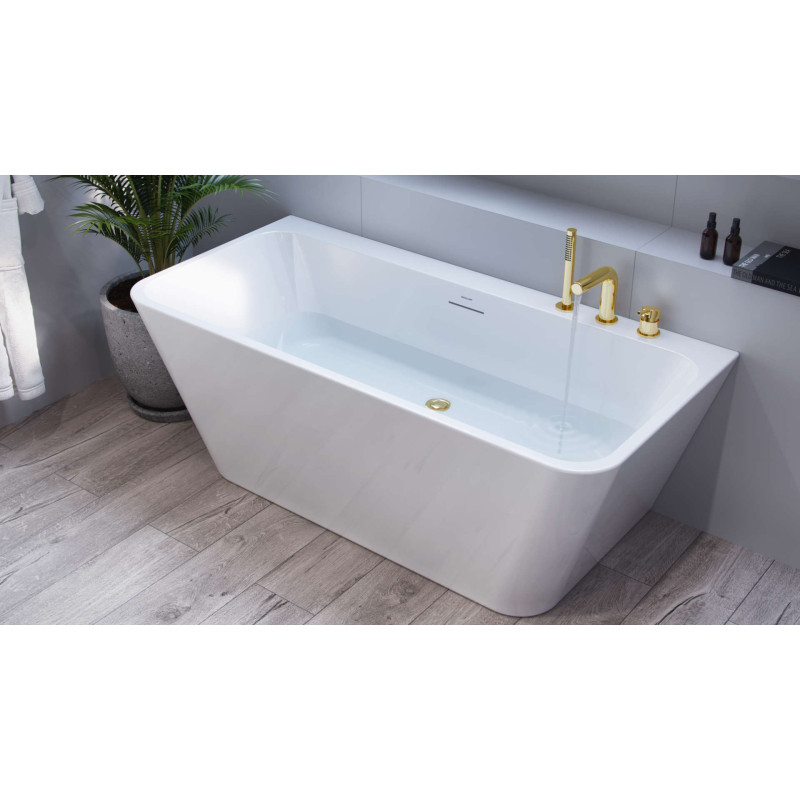 Excellent PI bateria wannowa 3 otworowa  złoty połysk