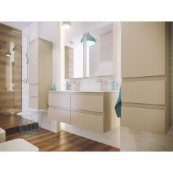 Nowoczesna szafka wisząca COMO 40x140 - funkcjonalny design dla każdej łazienki!