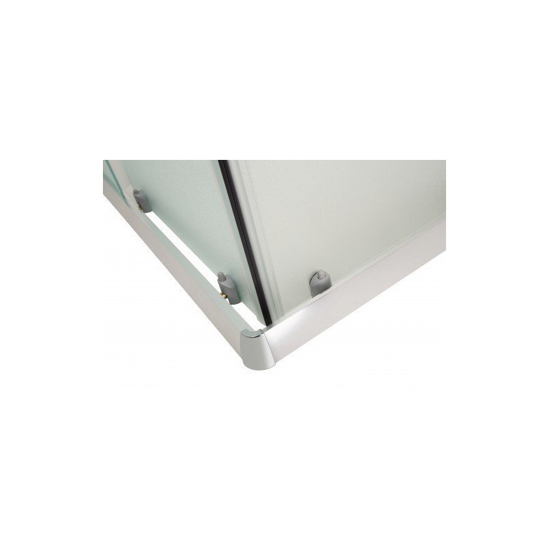 Ekskluzywna Kabina Nevada 90cm Mrożona + Odpływ Liniowy 80cm - Komfort i Styl w Łazience