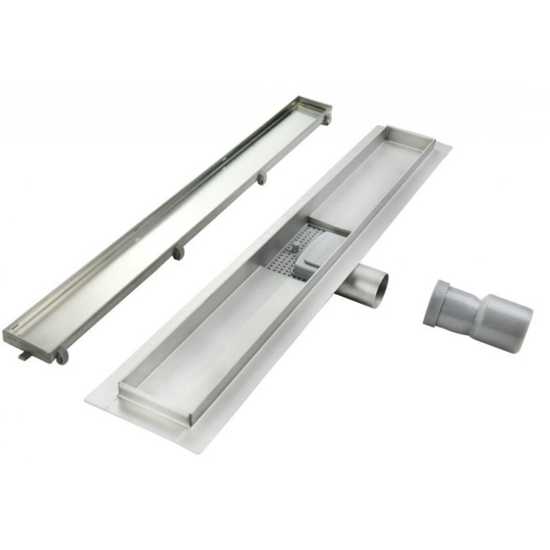 Ekskluzywna Kabina Nevada 90cm Mrożona + Odpływ Liniowy 80cm - Komfort i Styl w Łazience