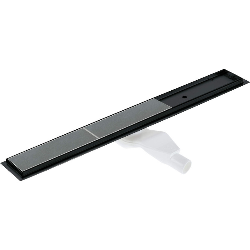 Elegancki Odpływ Liniowy 70 cm Nero - Rewolucyjnie Odwracalny, Doskonała Przepustowość 36l/min