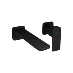 Keria bateria umywalkowa podtynkowa  komplet, czarny mat