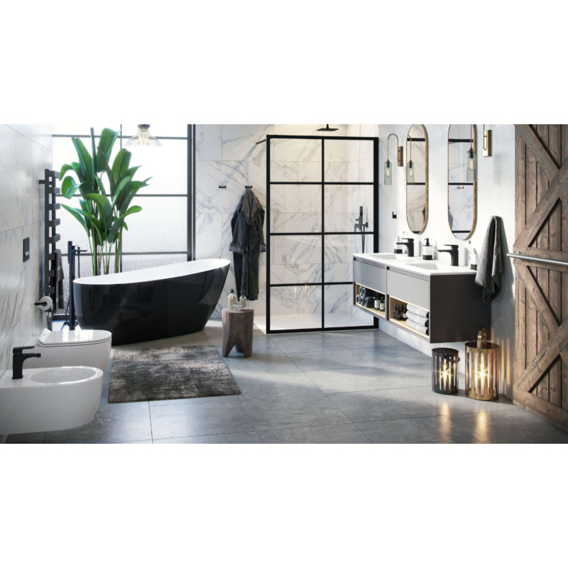 Excellent Keria bateria bidetowa  czarny mat