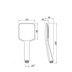 Zestaw Paros Black: Elegancja i Funkcjonalność dla Twojej Łazienki