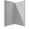 Elegancka Kabina Prysznicowa Walk-In 90 cm Chrom Active Cover 8 mm