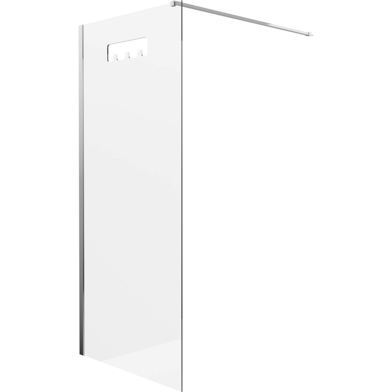Elegancka Kabina Prysznicowa Walk-In 90 cm Chrom Active Cover 8 mm
