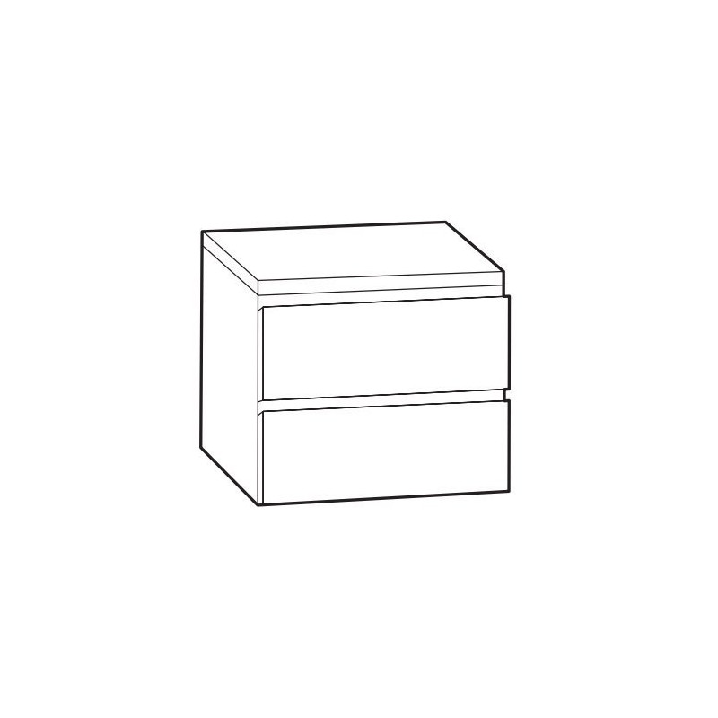 Elegancka szafka wisząca COMO B60 59x51x45 cm - Idealna do Twojej kuchni!