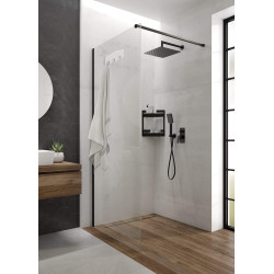 Elegancka Kabina Prysznicowa Walk-In 90cm Nero - Nowoczesność i Styl w Twojej Łazience