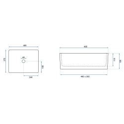 Elegancka Umywalka Nablatowa ANITA - Nowoczesny Design!