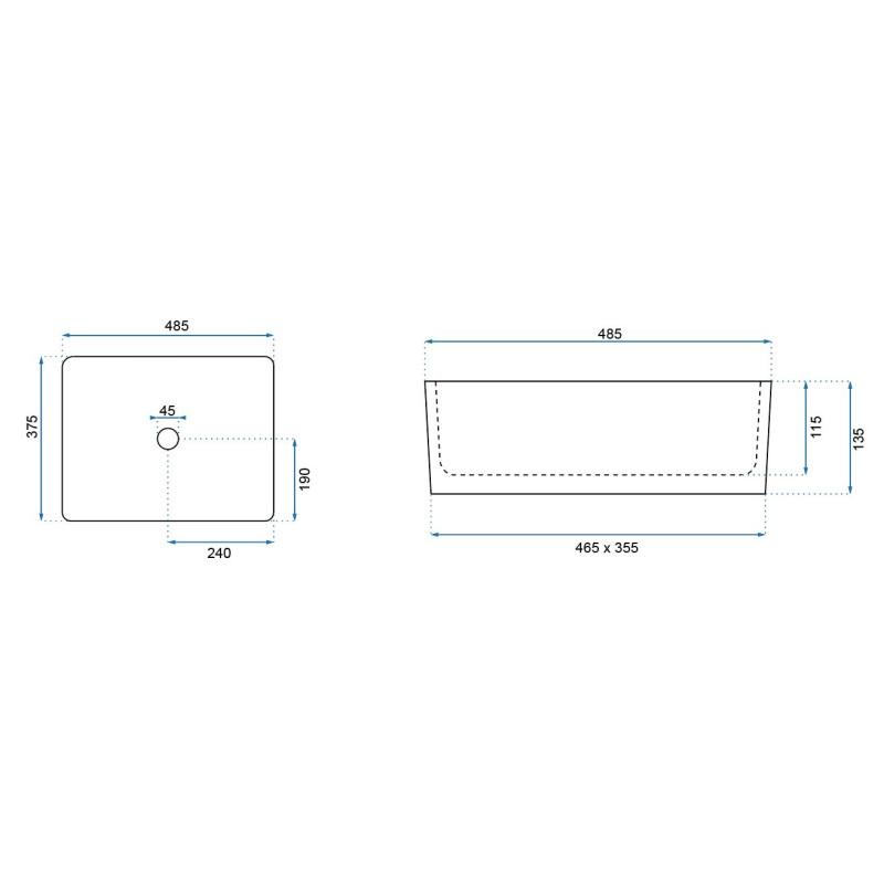 Elegancka Umywalka Nablatowa ANITA - Nowoczesny Design!