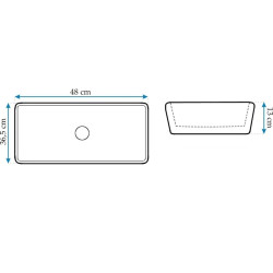 Elegancka Umywalka Nablatowa ANITA - Nowoczesny Design!