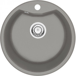 Stylowy Zlewozmywak Granitowy 1-komorowy + Nowoczesna Bateria Metalik ZRSBS803