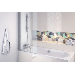 Oceana Slim wanna prostokątna 180X80 cm biały połysk