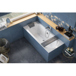 Oceana Slim wanna prostokątna 180X80 cm biały połysk