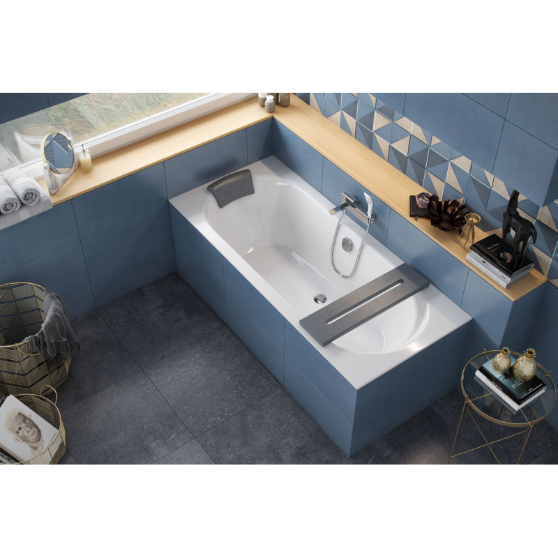 Oceana Slim wanna prostokątna 180X80 cm biały połysk