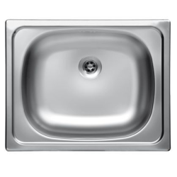 Elegancki Zlewozmywak Stalowy Orion 50 cm z Syfonem i Odpływem 3,5"