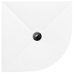 Ekskluzywny Brodzik Półokrągły 90x90 De Luxe Stabilsound Plus - Luksus i Trwałość