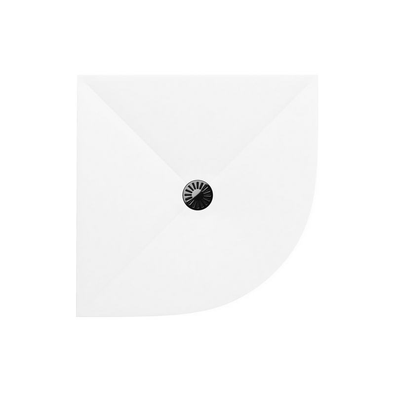 Ekskluzywny Brodzik Półokrągły 90x90 De Luxe Stabilsound Plus - Luksus i Trwałość