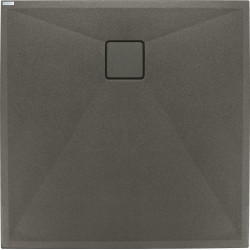 Kwadratowy Brodzik Granitowy Premium 80x80 cm Antracyt Metalik - Wytrzymały i Stylowy Design