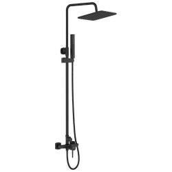 Laveo Pola kolumna natryskowa czarna