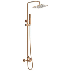 Luksusowy Zestaw Prysznicowy POLA w Różowym Złocie - Twój Prywatny SPA w Domu!