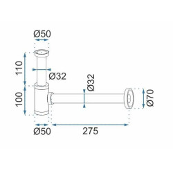 Nowoczesny Syfon Klik-Klak Czarny Przecierany – Uniwersalna Elegancja do Twojej Łazienki!