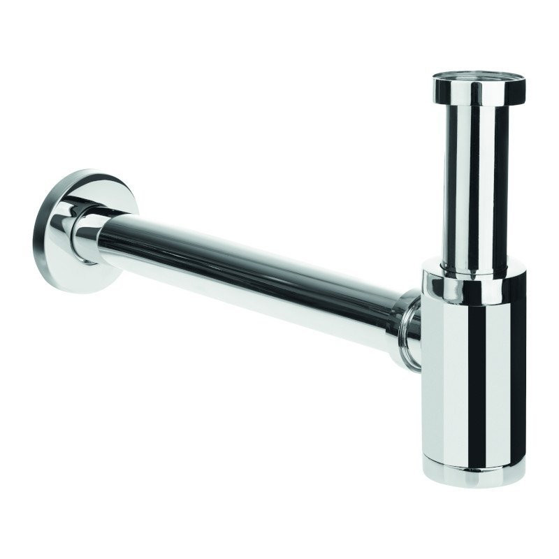 Elegancki Syfon Umywalkowy POLA Chromowany Stalowy CKS_061D