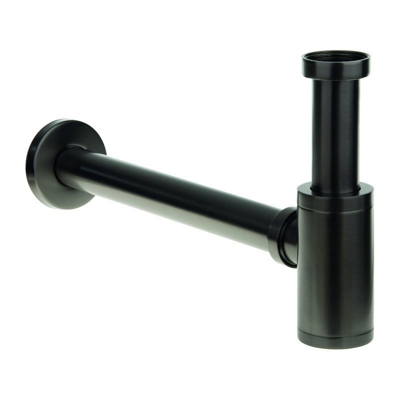 Elegancki Syfon POLA Grafitowy z Stali - Idealne Uzupełnienie Twojej Łazienki