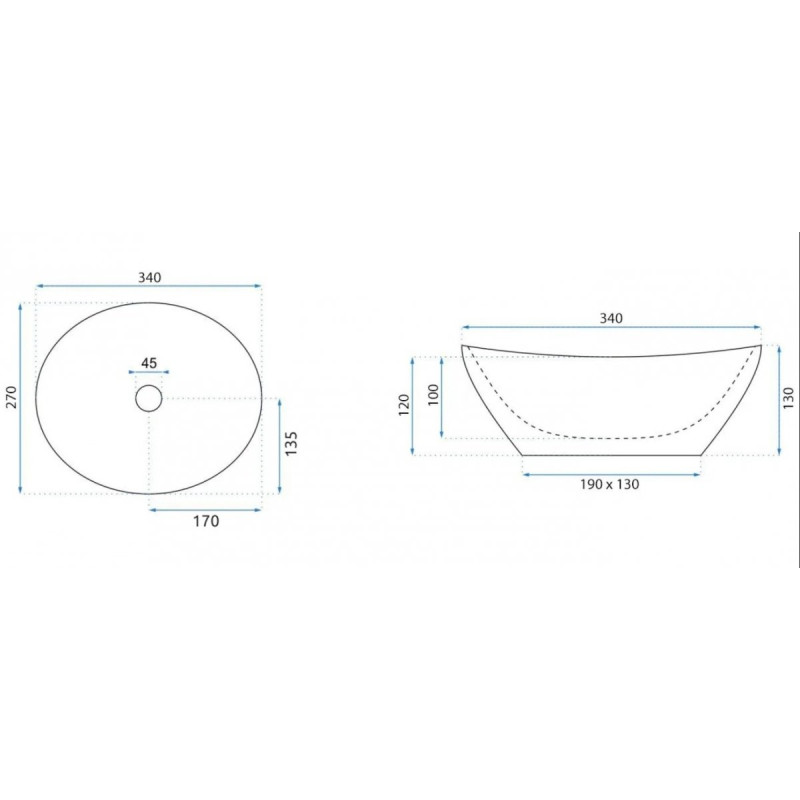 Stylowa Umywalka Sofia Mini Nablatowa - Elegancja i Funkcjonalność dla Twojej Łazienki