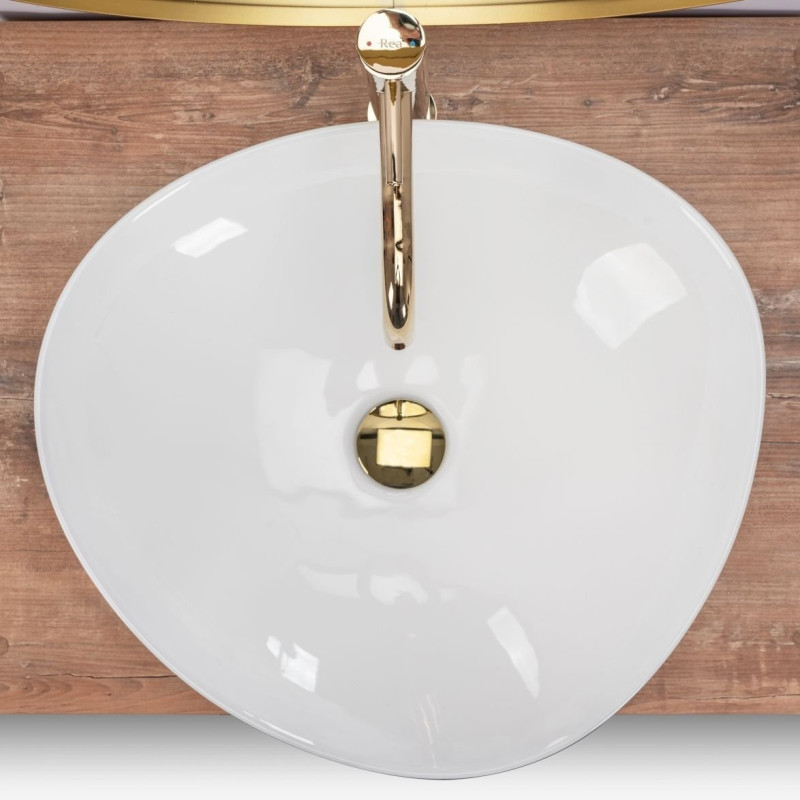 Elegancka Umywalka Nablatowa Andrea - Stylowy Akcent Twojej Łazienki