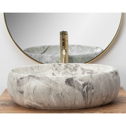 Stylowa Umywalka Kamienna Linda - Elegancja na Twojej Lada