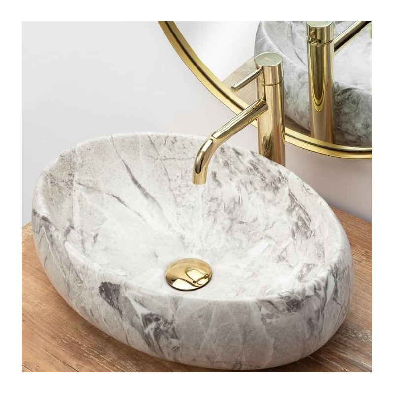 Stylowa Umywalka Kamienna Linda - Elegancja na Twojej Lada