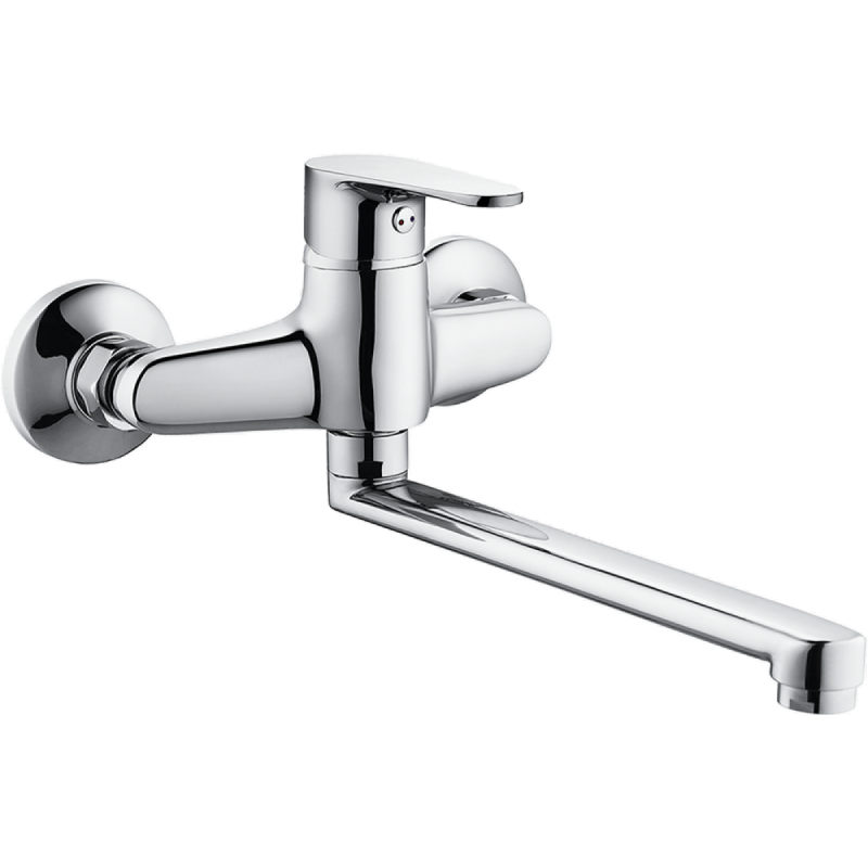 Stylowa Bateria Łazienkowa Chaber Ścienna - Klasa i Wytrzymałość w Chromie!