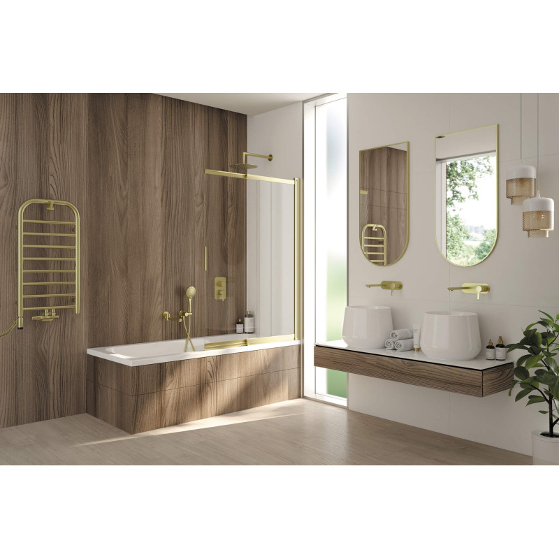 Elegancki Parawan Nawanowy 100x140 cm Transparentny z Powłoką Active Cover