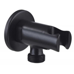 Czarne Przyłącze Kątowe Rondo NPX_760O - Nowoczesny Design, Solidne Wykonanie!