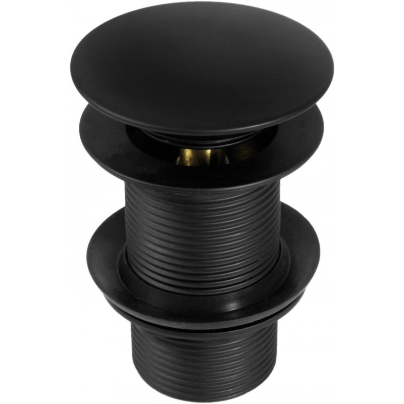 Elegancka Umywalka Granitowa ALBANO 60x44 cm z Baterią Click-clack - Czarna Elegancja do Łazienki