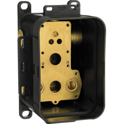 Termostatyczny Box Podtynkowy z Przełącznikiem Natrysku - Chromowany Elegancki Design