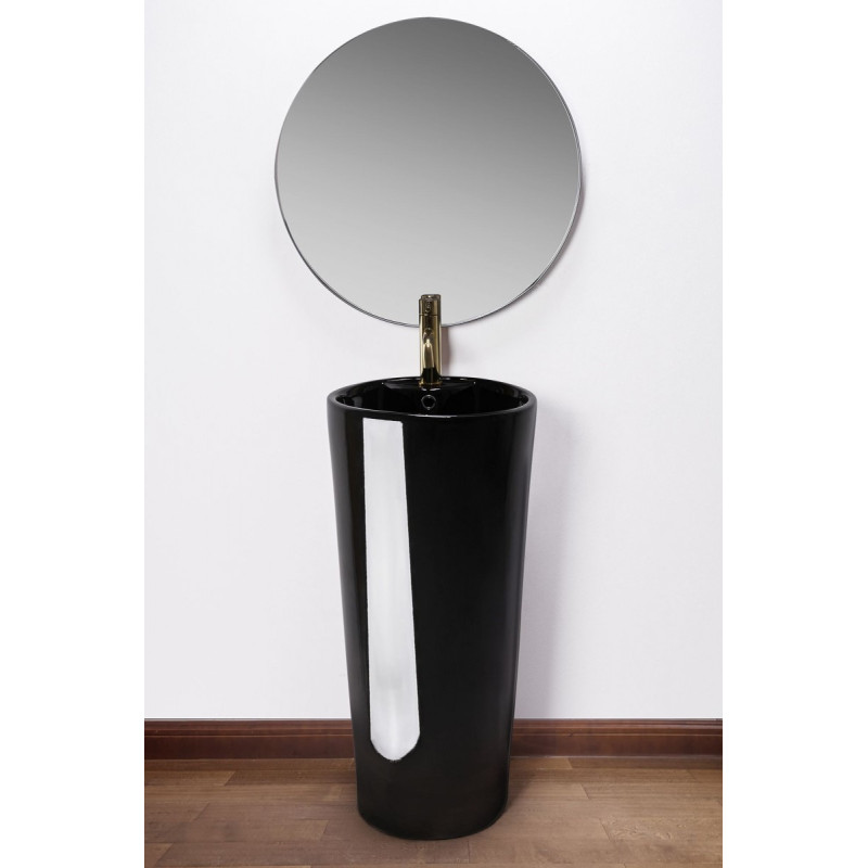 Elegancka Umywalka Wolnostojąca BLANKA BLACK - Nowoczesny Design do Twojej Łazienki