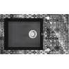 Zlewozmywak Premium Capella 1-kom. z Ociekaczem, Szklano-Granitowy, 86x50, Czarny