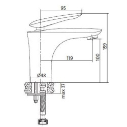 Zjawiskowa bateria umywalkowa MAYO - elegancja i funkcjonalność w Twojej łazience