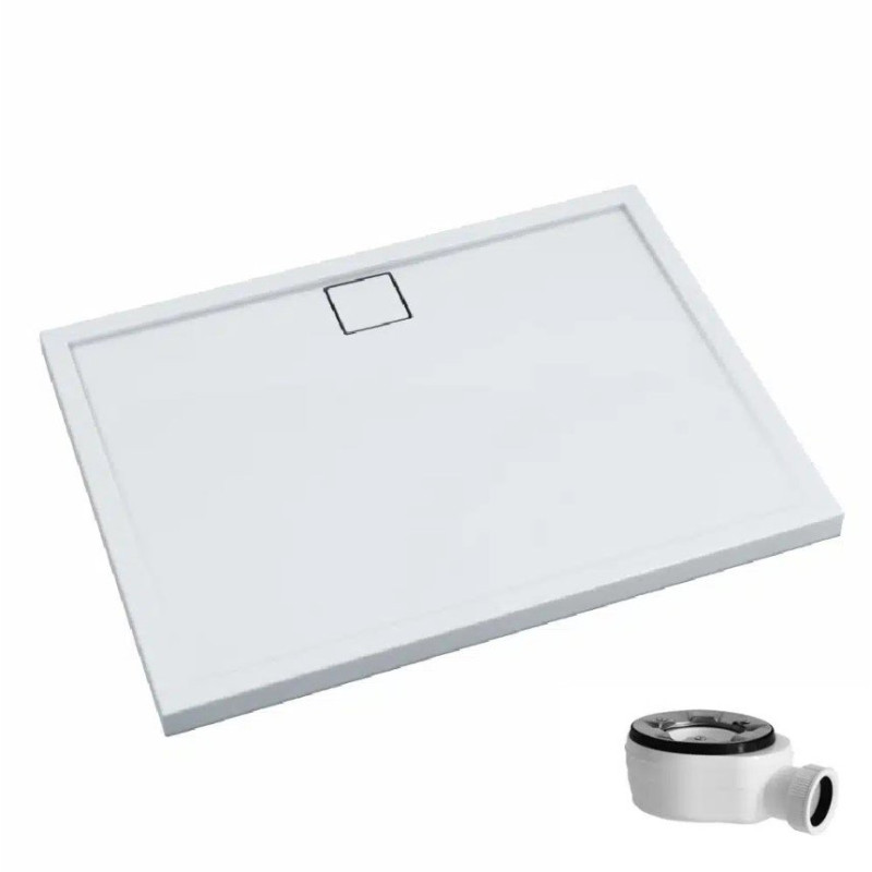 Przestronny Brodzik Omega Stabilsound 90x100 cm - Komfort i Styl w Łazience