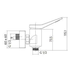 CROMO Luksusowa Bateria Prysznicowa – Styl i Funkcjonalność w Twojej Łazience
