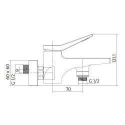 Nowoczesna Bateria Wannowa CROMO – Styl i Funkcjonalność w Twojej Łazience