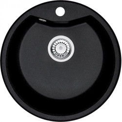 Nowoczesny zlewozmywak Solis 48x48 grafitowy – funkcjonalność i styl!