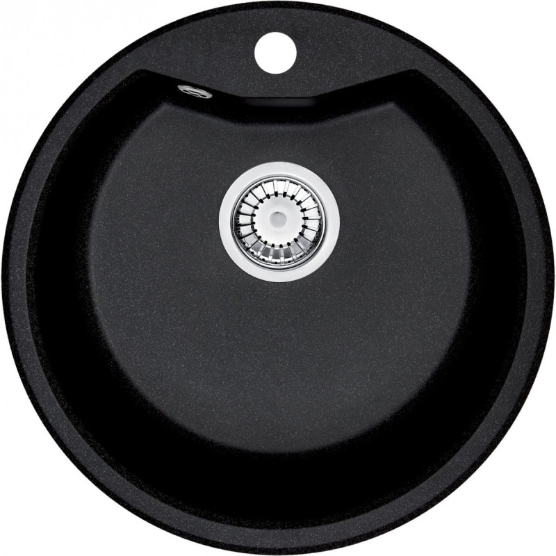 Nowoczesny zlewozmywak Solis 48x48 grafitowy – funkcjonalność i styl!